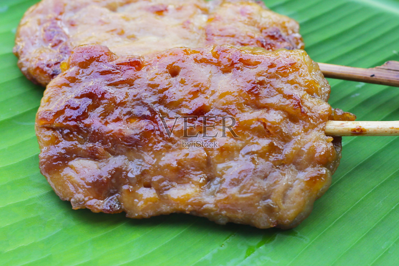 泰式烧烤猪肉照片摄影图片