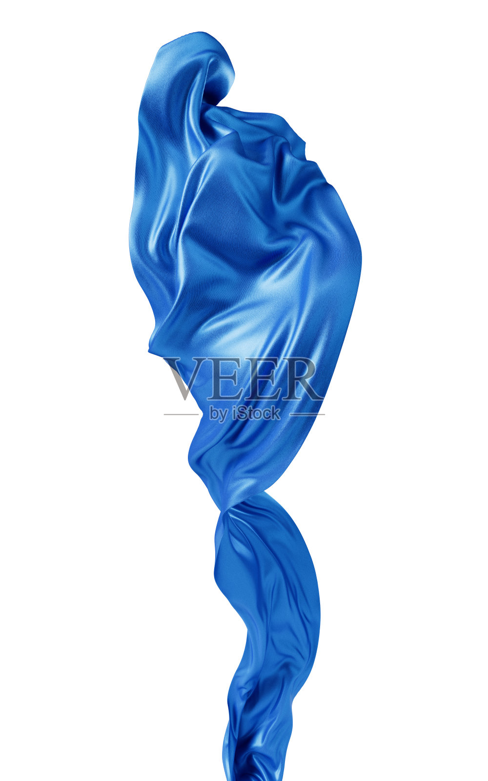 流动波布曲线线条，3d渲染。照片摄影图片