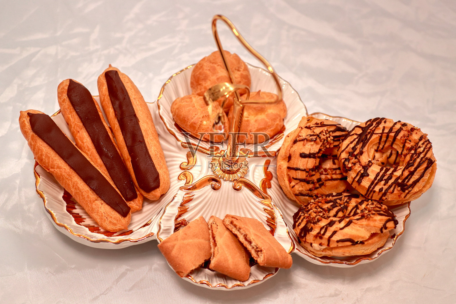 新鲜甜酥皮照片摄影图片