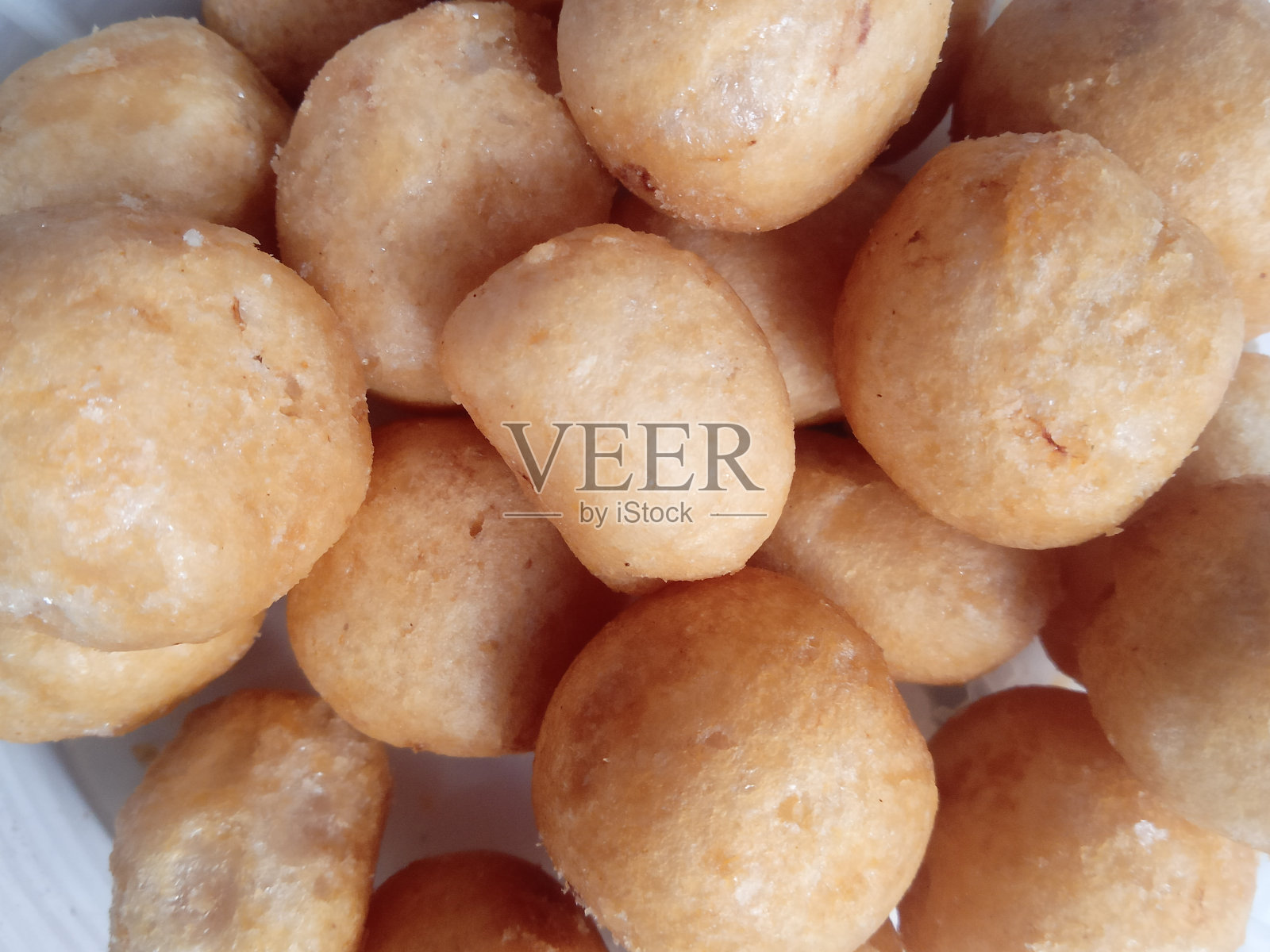 炸鱼肉丸小吃照片摄影图片