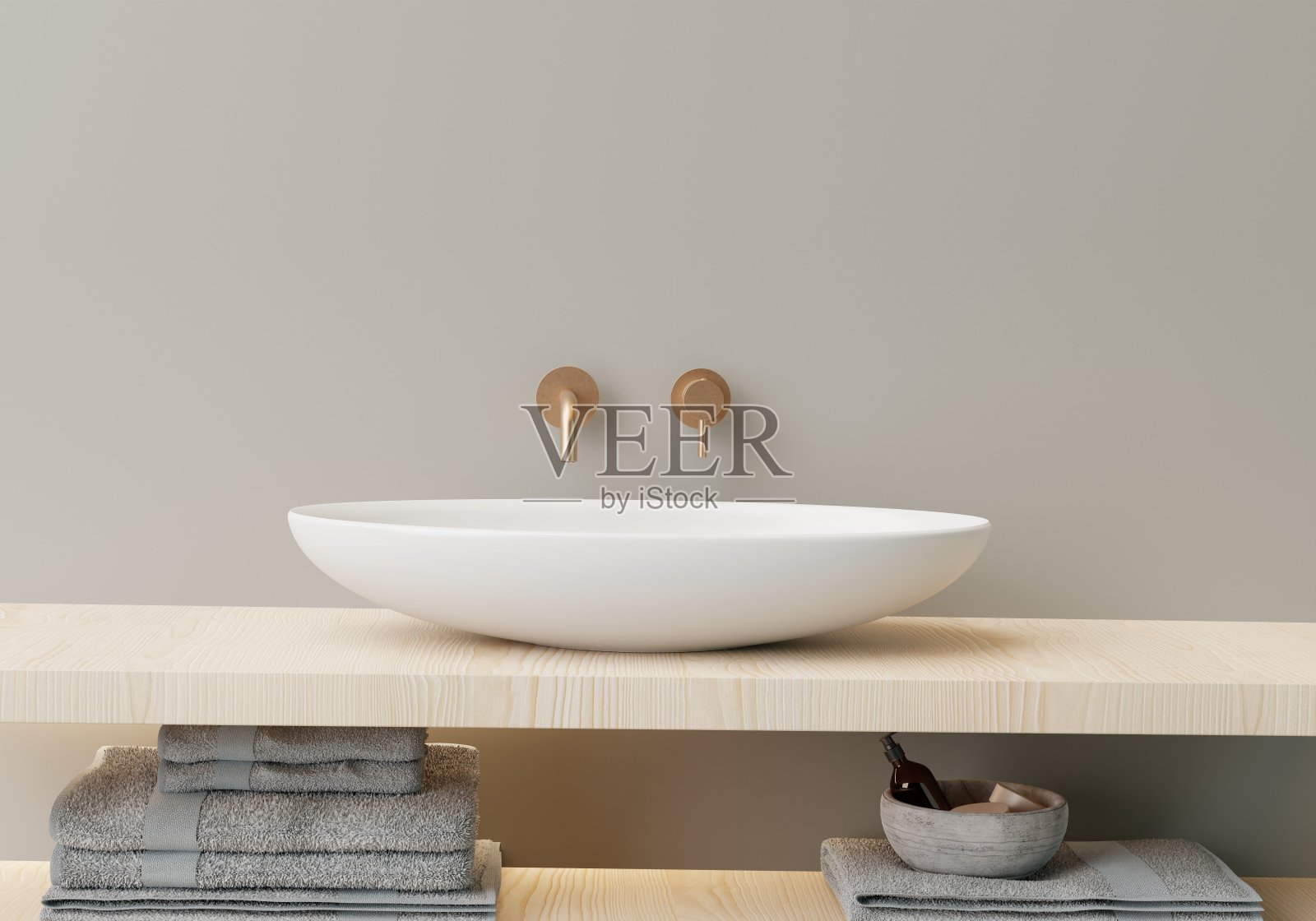 3D浴室梳妆台照片摄影图片