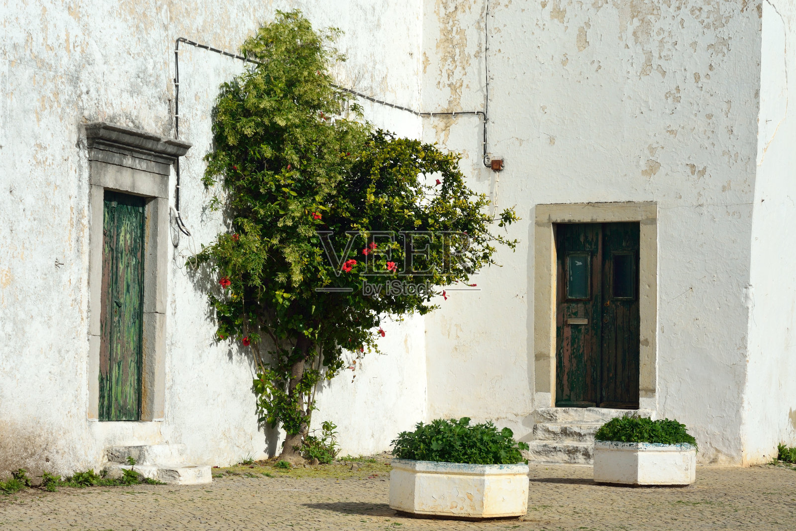 葡萄牙阿尔加维塔维拉的迷人景点照片摄影图片