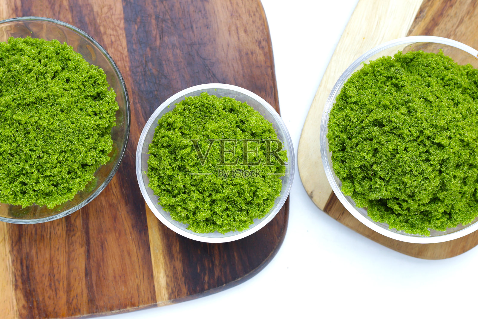 Wolffia globosa或沼泽藻，水粉照片摄影图片