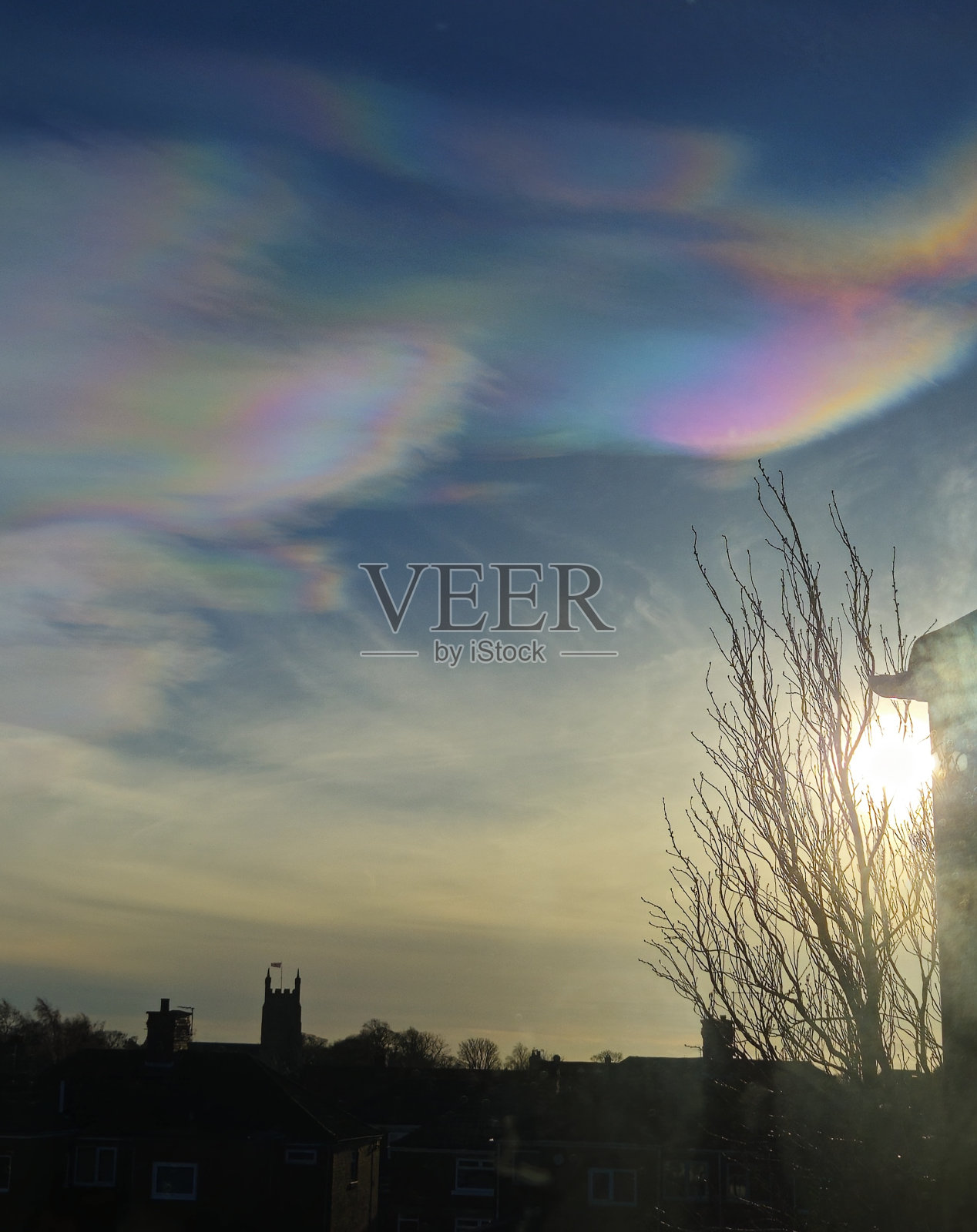 彩虹云照片摄影图片