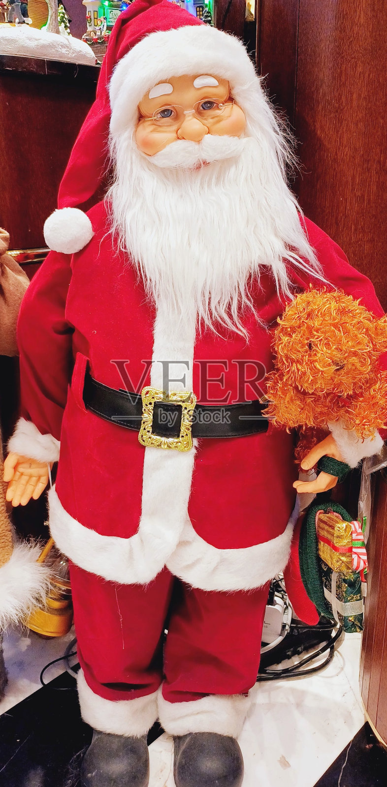 圣诞老人照片摄影图片