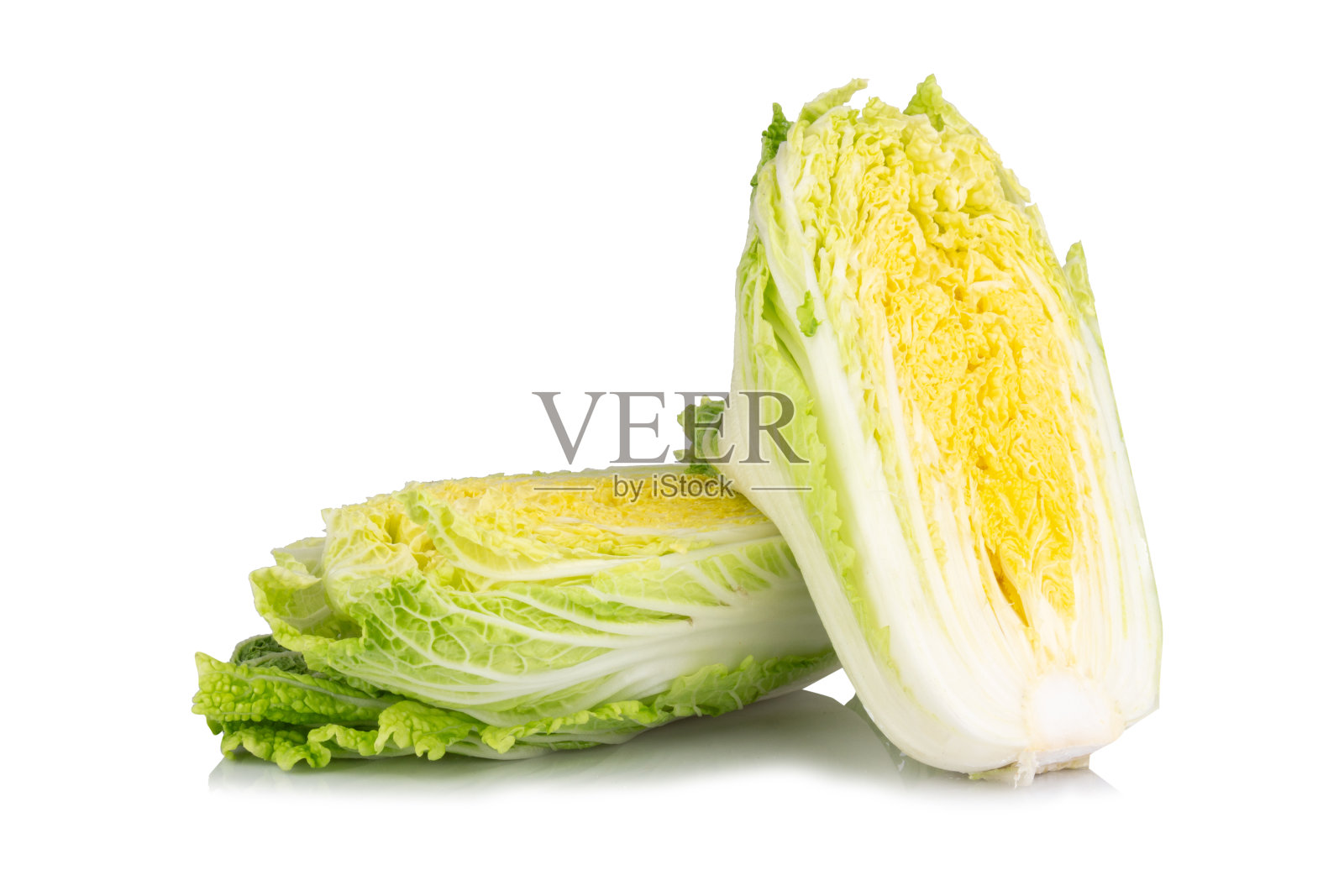 白底分离的大白菜照片摄影图片