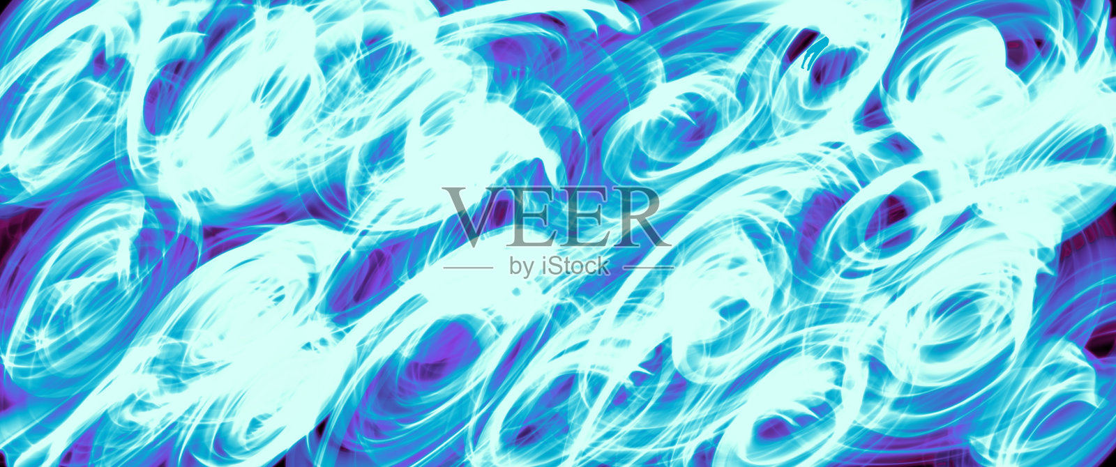 抽象的蓝色圆圈在4K照片摄影图片