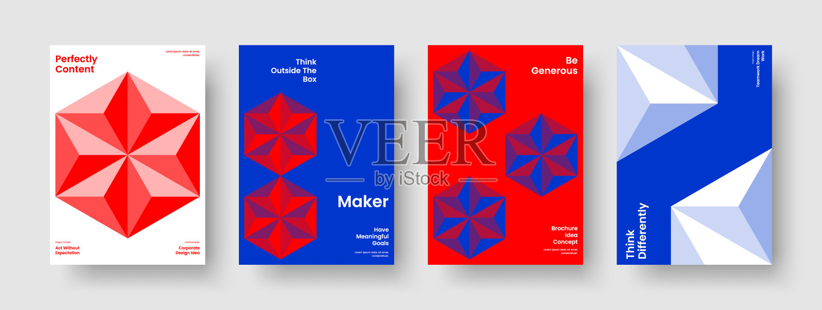 几何横幅设计。孤立的书封面模板。现代海报布局。传单。报告。背景。业务演示。手册。杂志。小册子。日报》。时事通讯。品牌标识插画图片素材