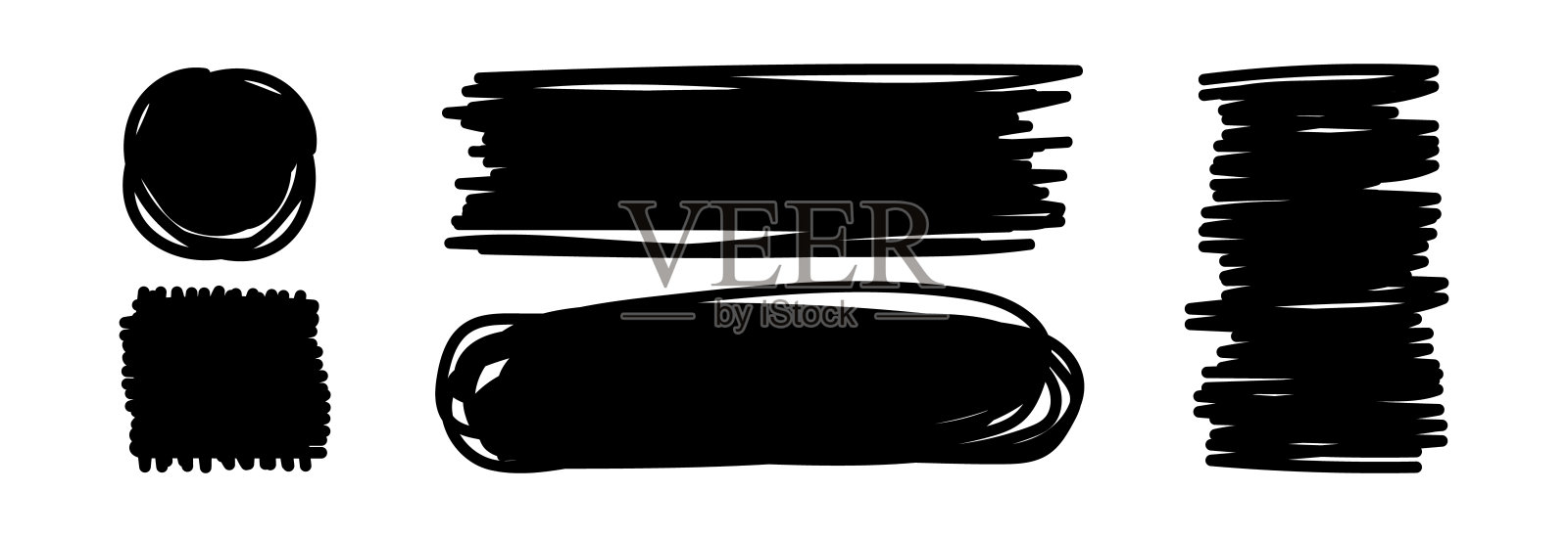 用于选择文本的框架。插画图片素材