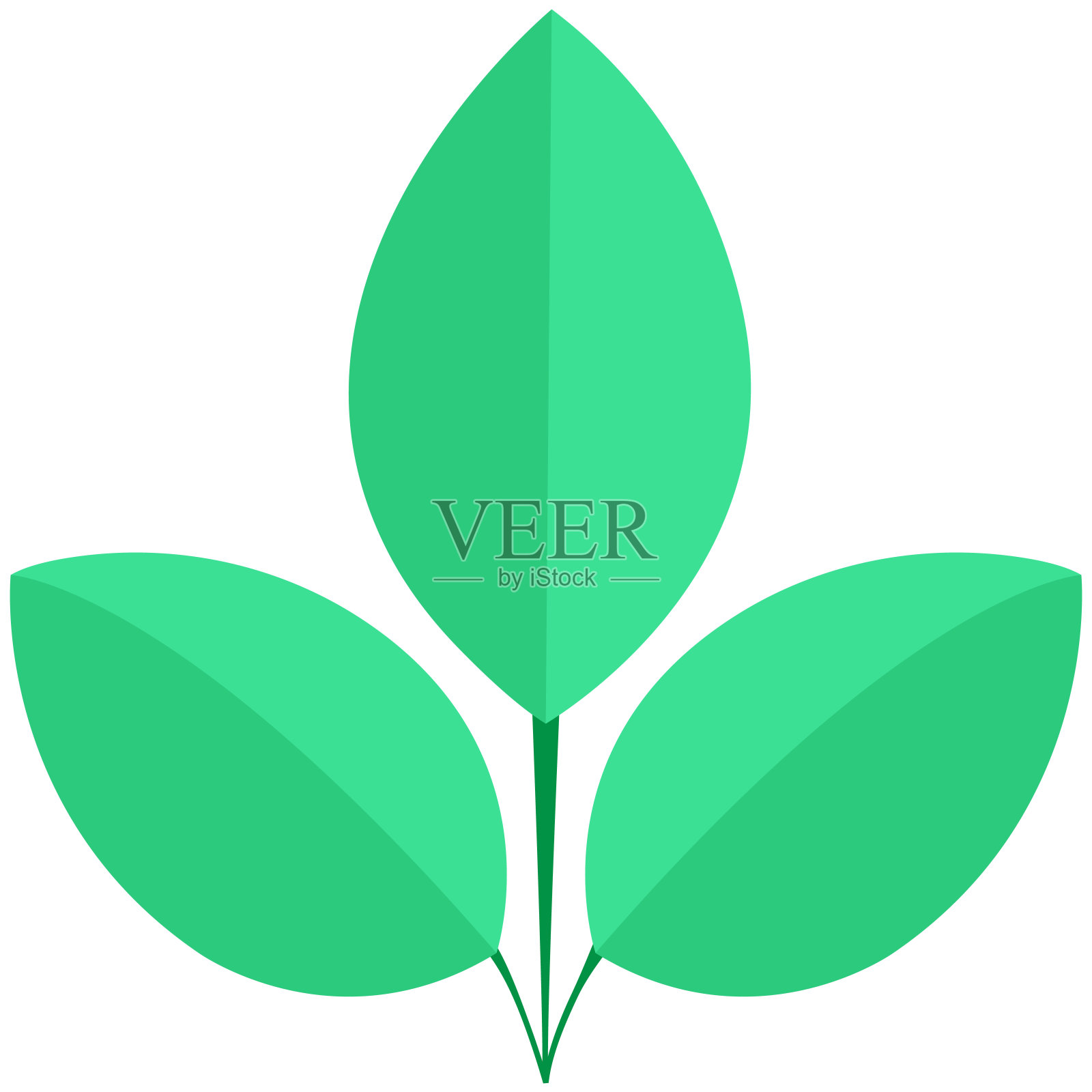 三叶草病媒插画图片素材