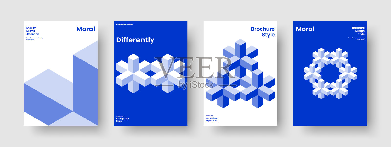 几何书籍封面设计。现代报告模板。创意宣传册布局。业务演示。背景。海报。传单。横幅。日报》。投资组合。品牌的身份。传单。目录插画图片素材