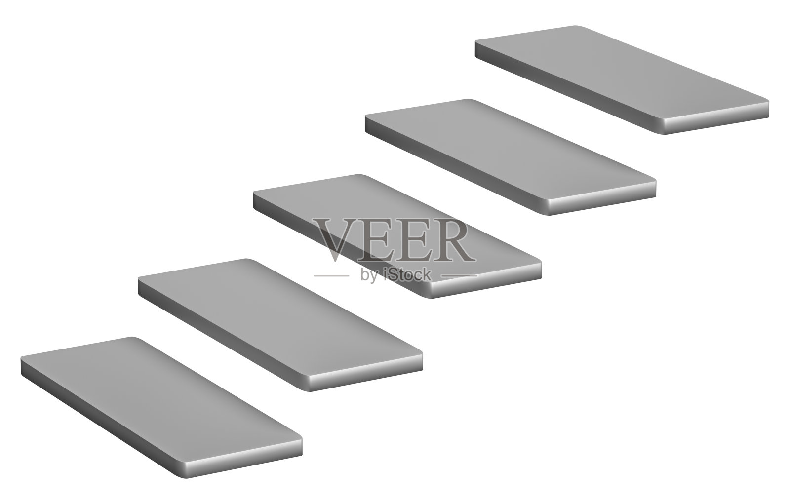 抽象的楼梯。台阶隔离的楼梯。经营和建设理念。照片摄影图片