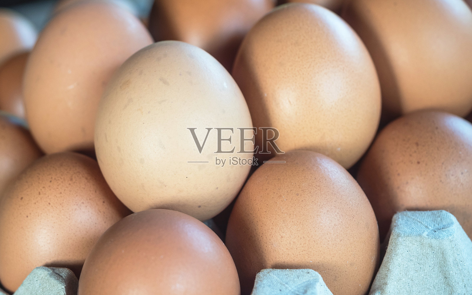 有选择性聚焦的新鲜鸡蛋特写照片摄影图片