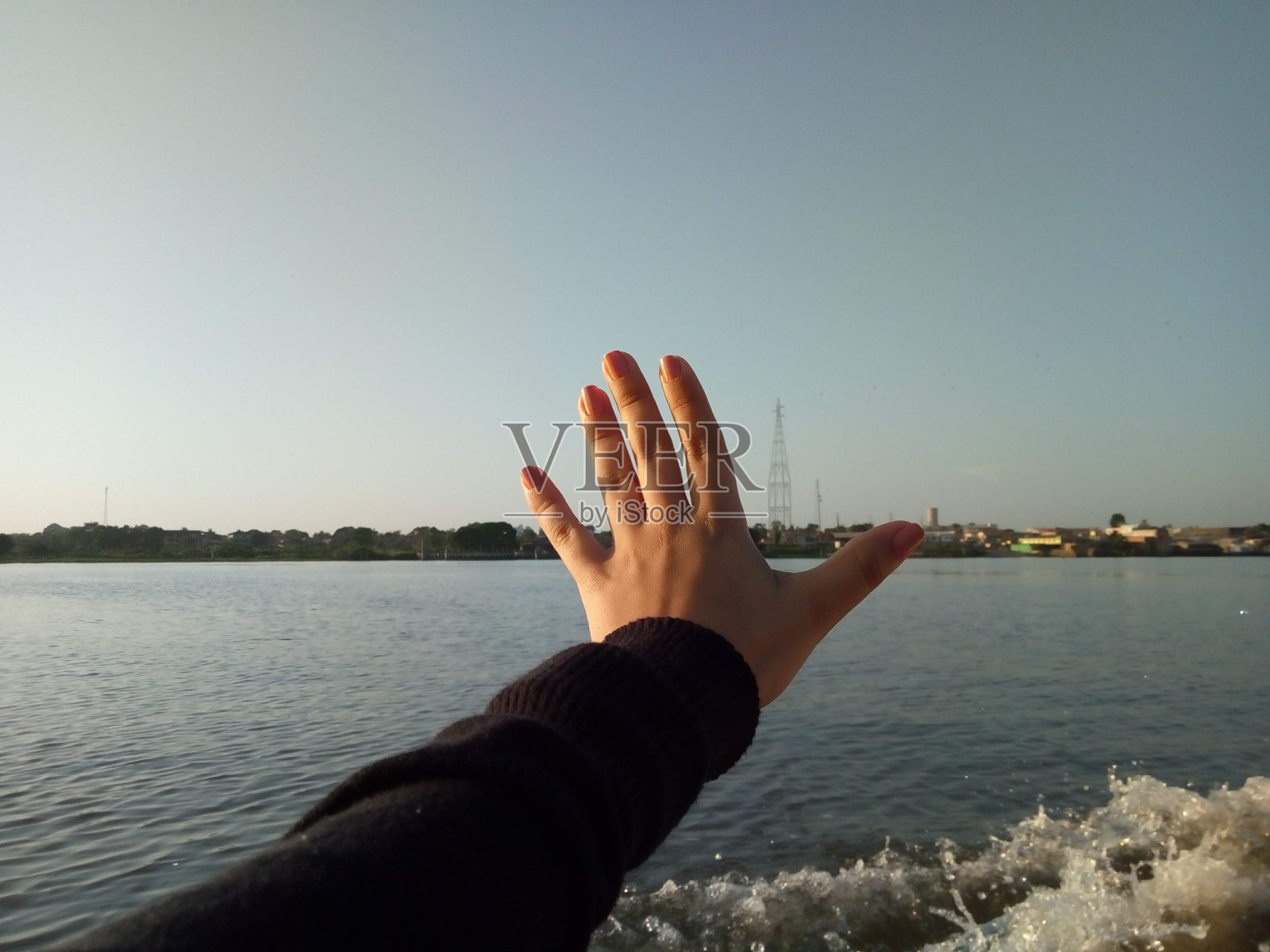 天堂之手照片摄影图片