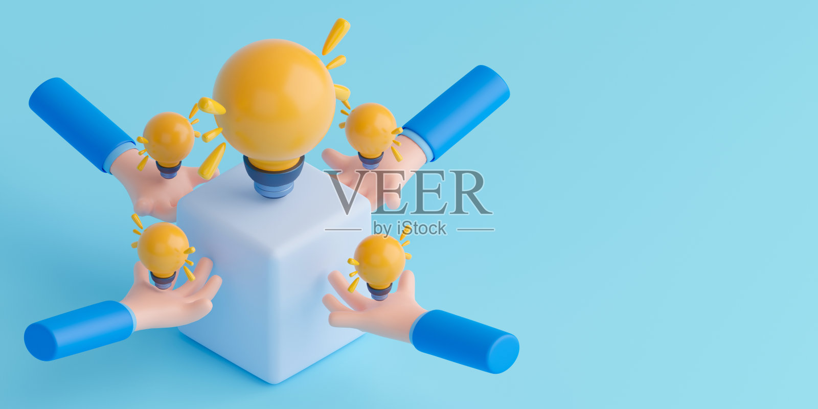 等距3d渲染业务创新和创造力。照片摄影图片