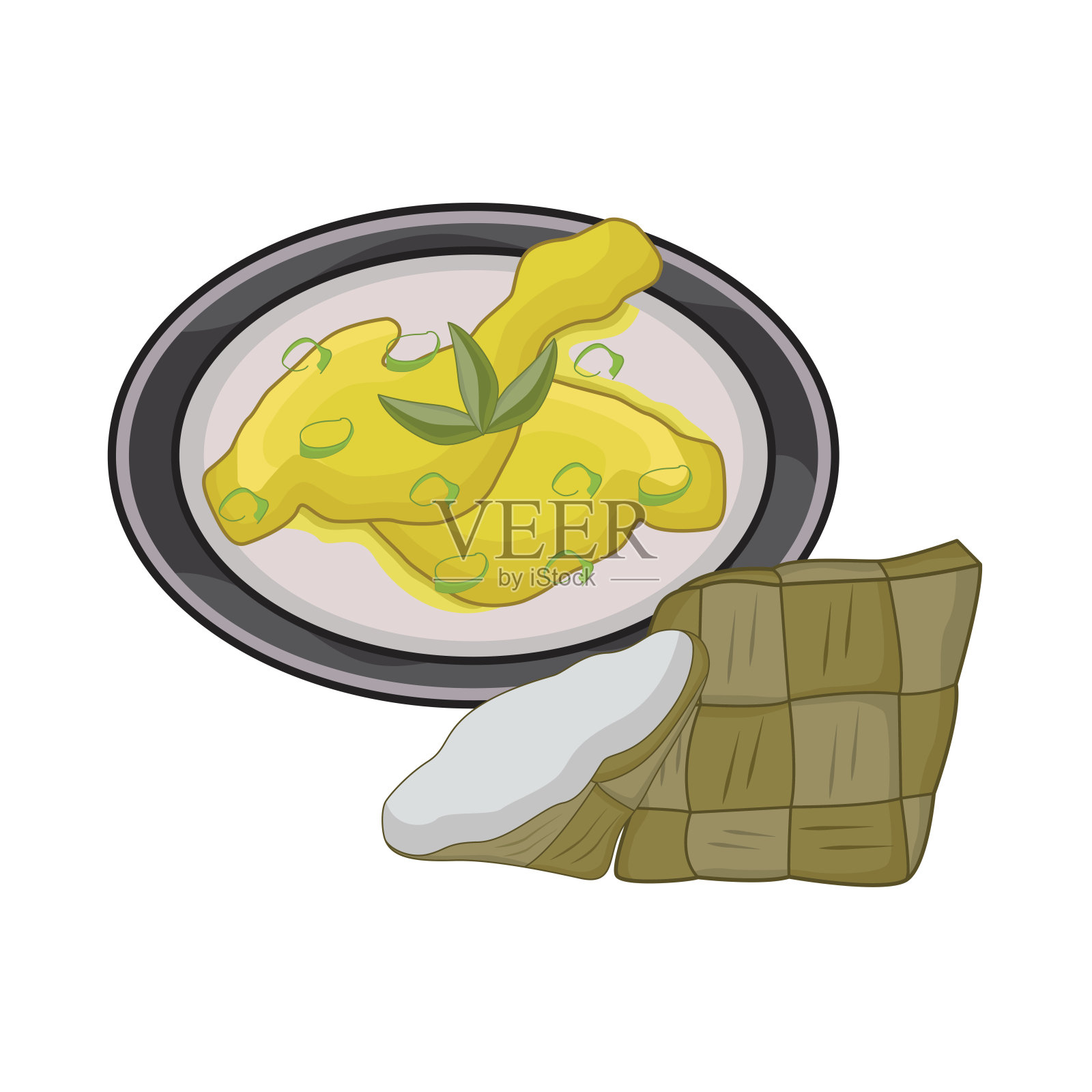 opor ayam插画图片素材