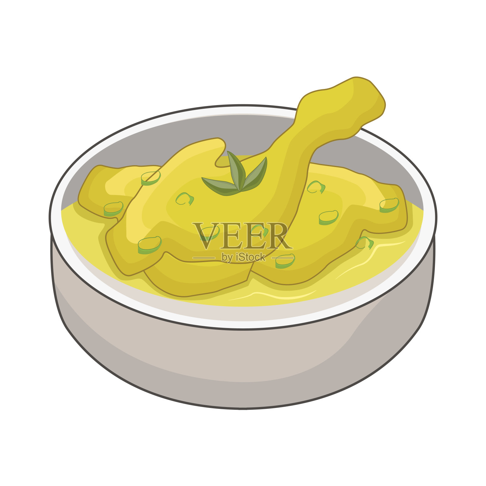 opor ayam插画图片素材