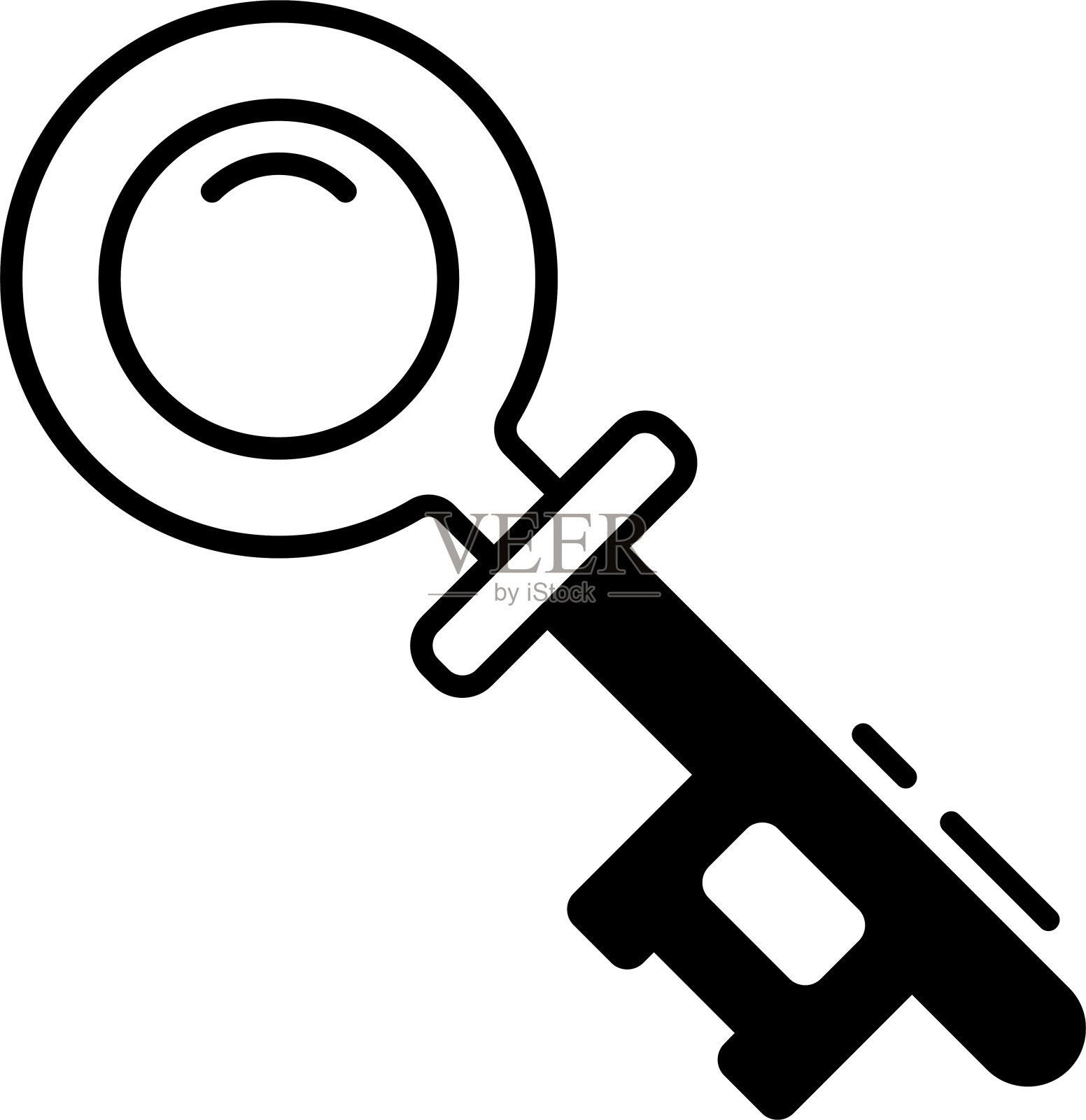 关键字形和线矢量插图插画图片素材