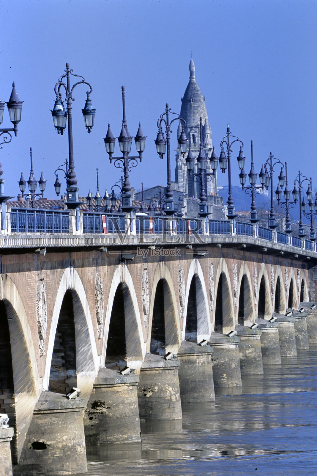 法国波尔多的石桥照片摄影图片