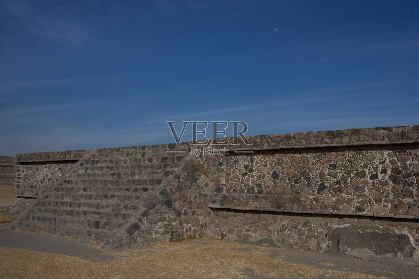 特奥蒂瓦坎，墨西哥的墨西哥山谷照片摄影图片