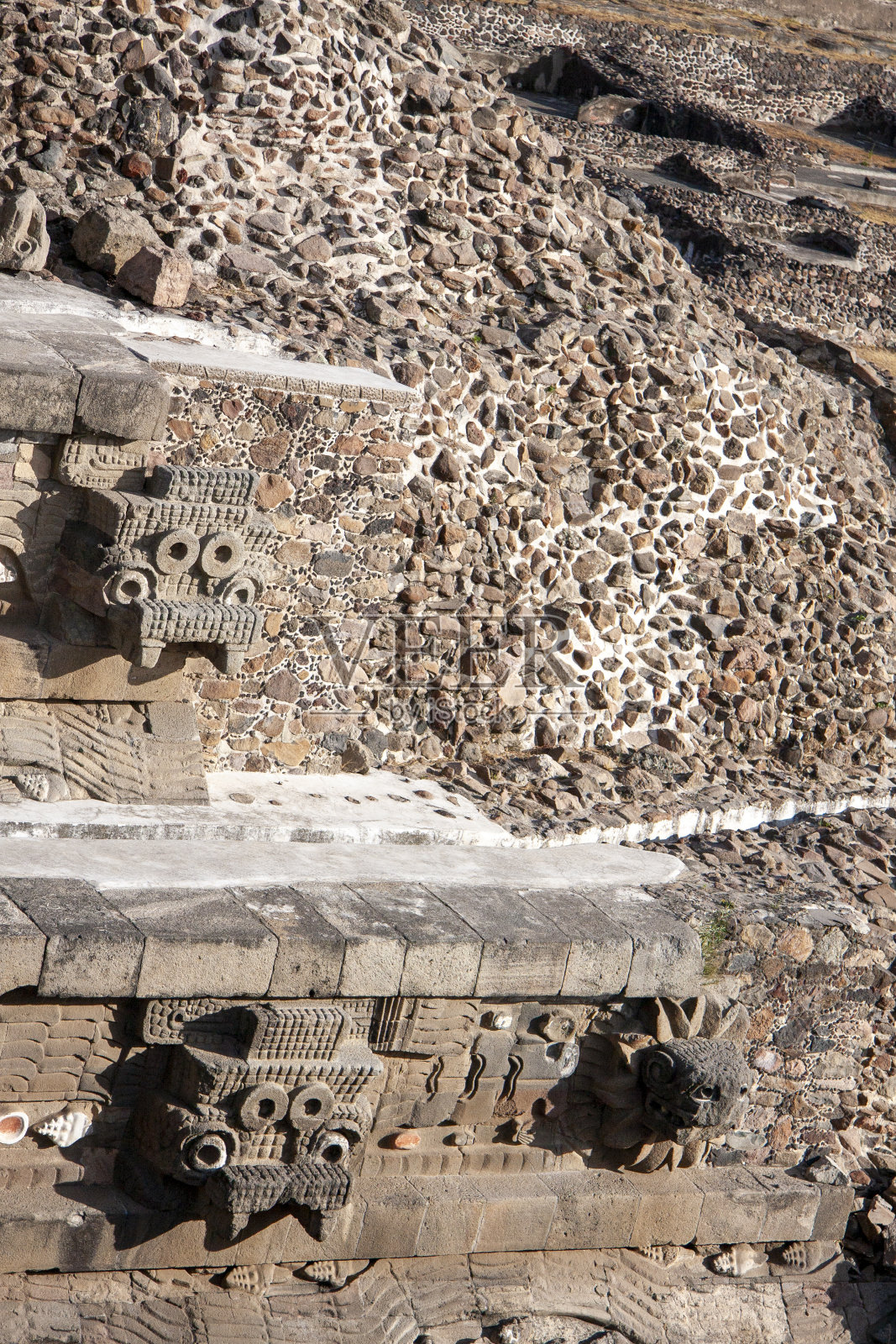 特奥蒂瓦坎，墨西哥的墨西哥山谷照片摄影图片