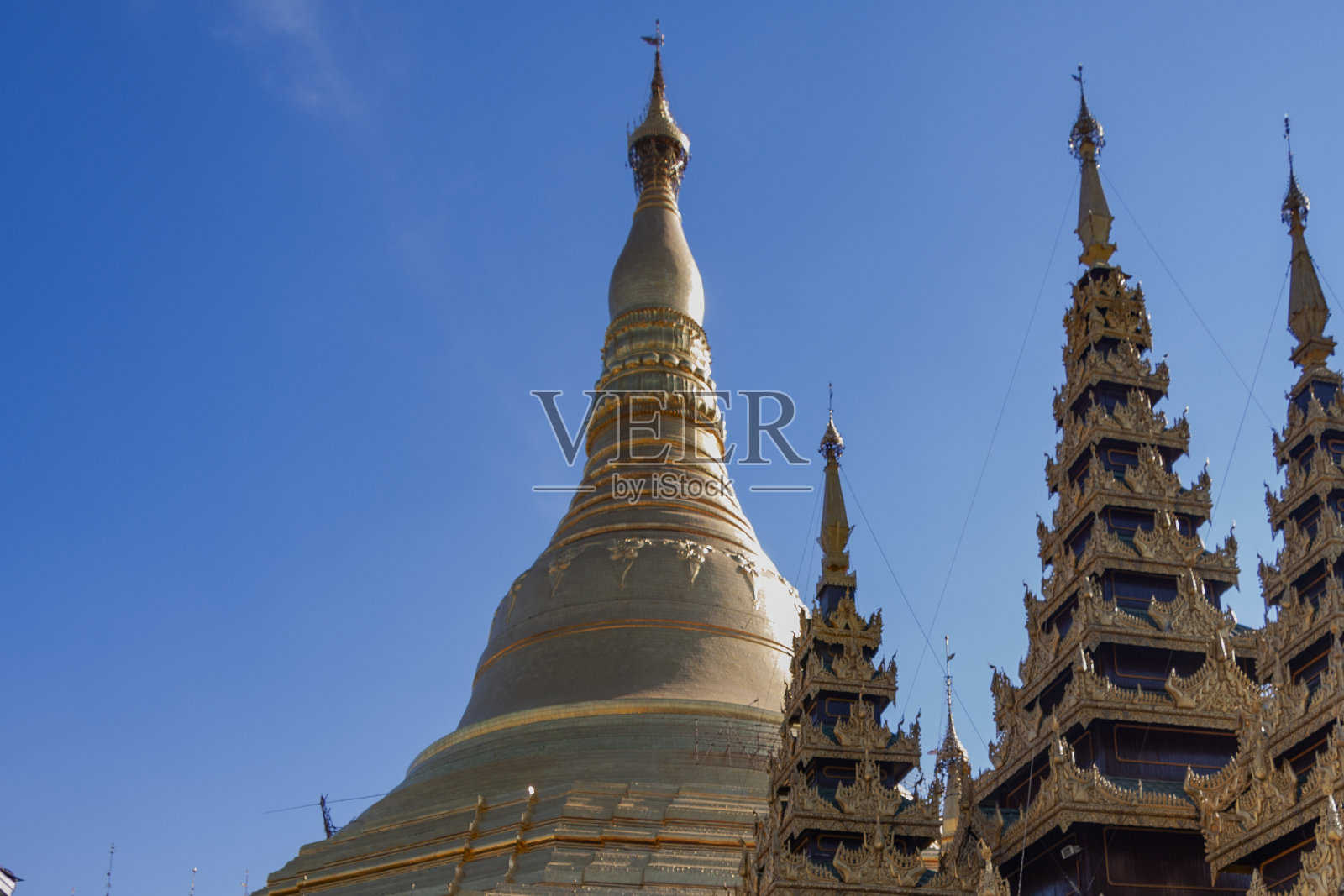 缅甸仰光的大金塔照片摄影图片