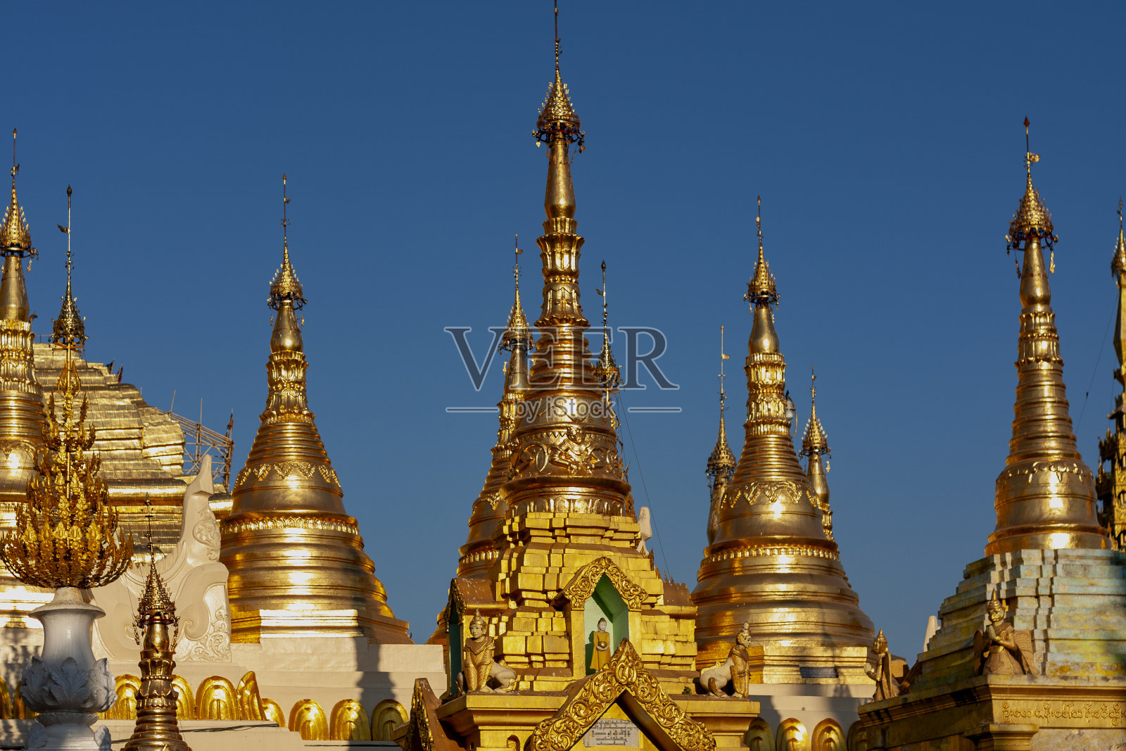 缅甸仰光的大金塔照片摄影图片