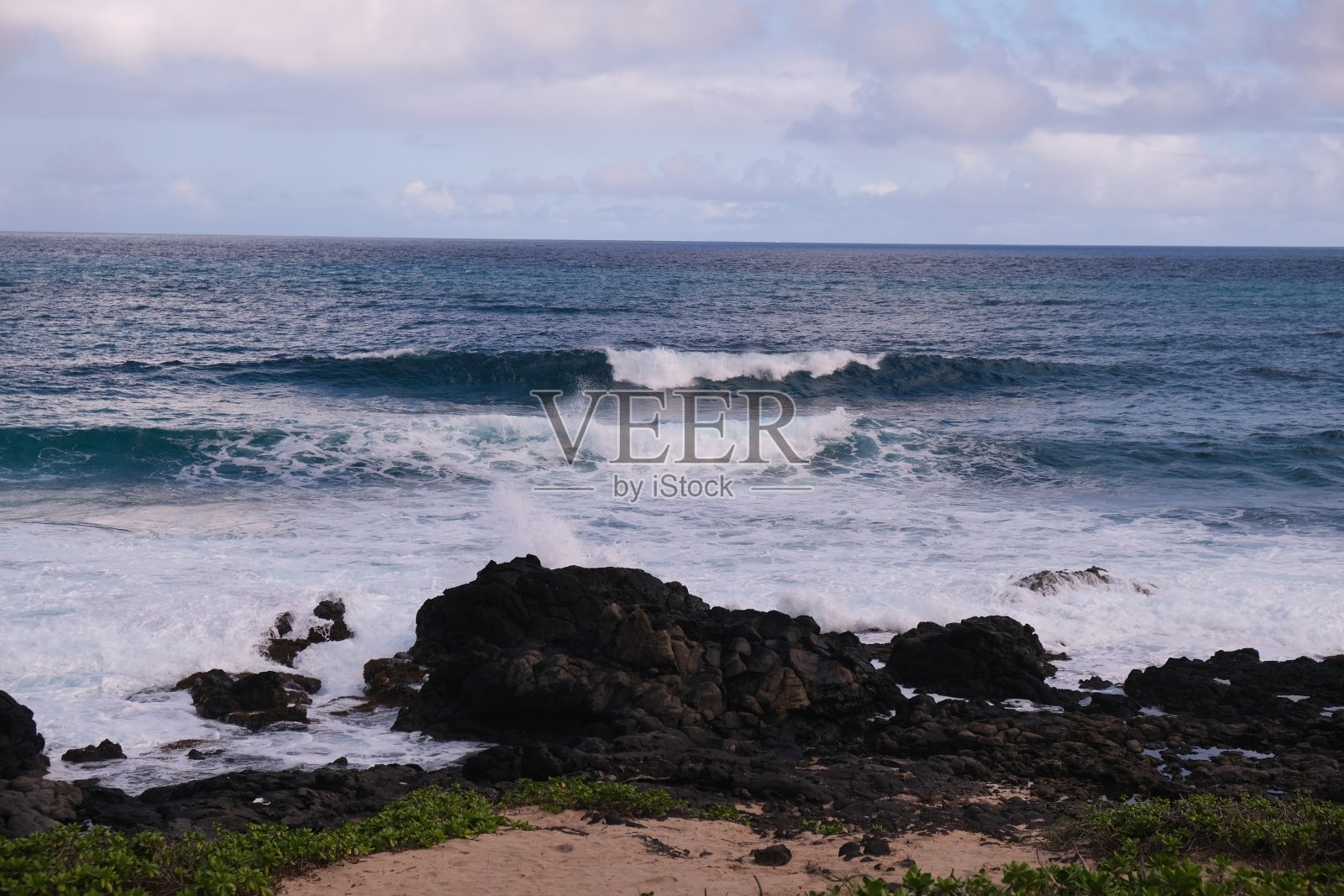 马卡普海滩和瓦胡岛海岸线照片摄影图片