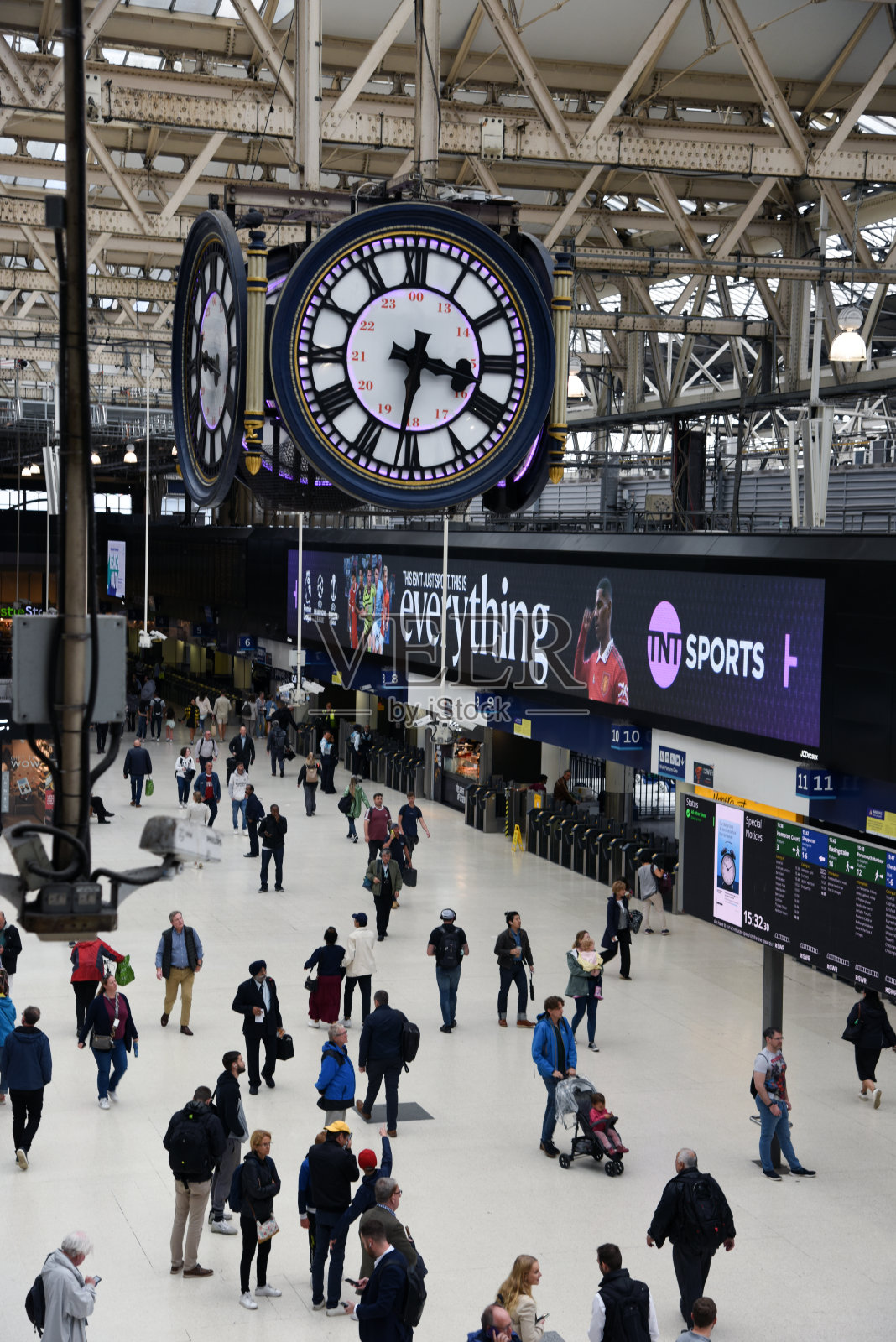 伦敦滑铁卢站照片摄影图片