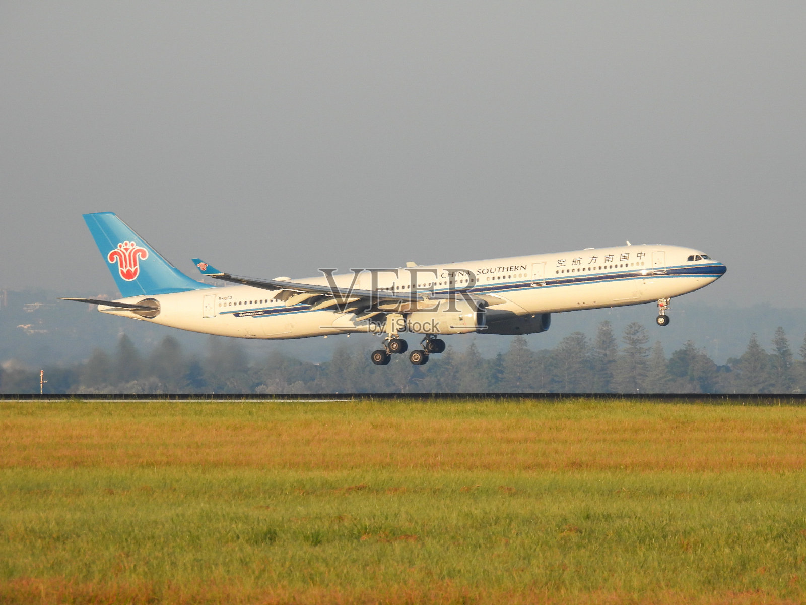 南航A333着陆照片摄影图片