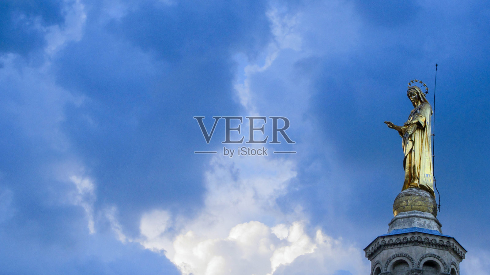 阿维尼翁大教堂雕像照片摄影图片