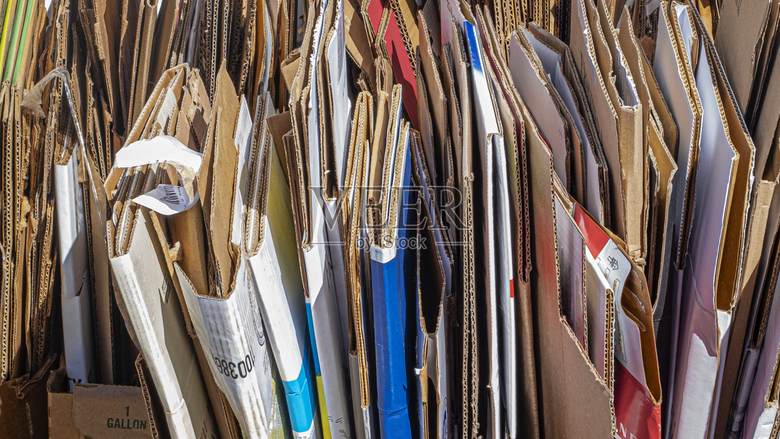 折叠纸板箱照片摄影图片