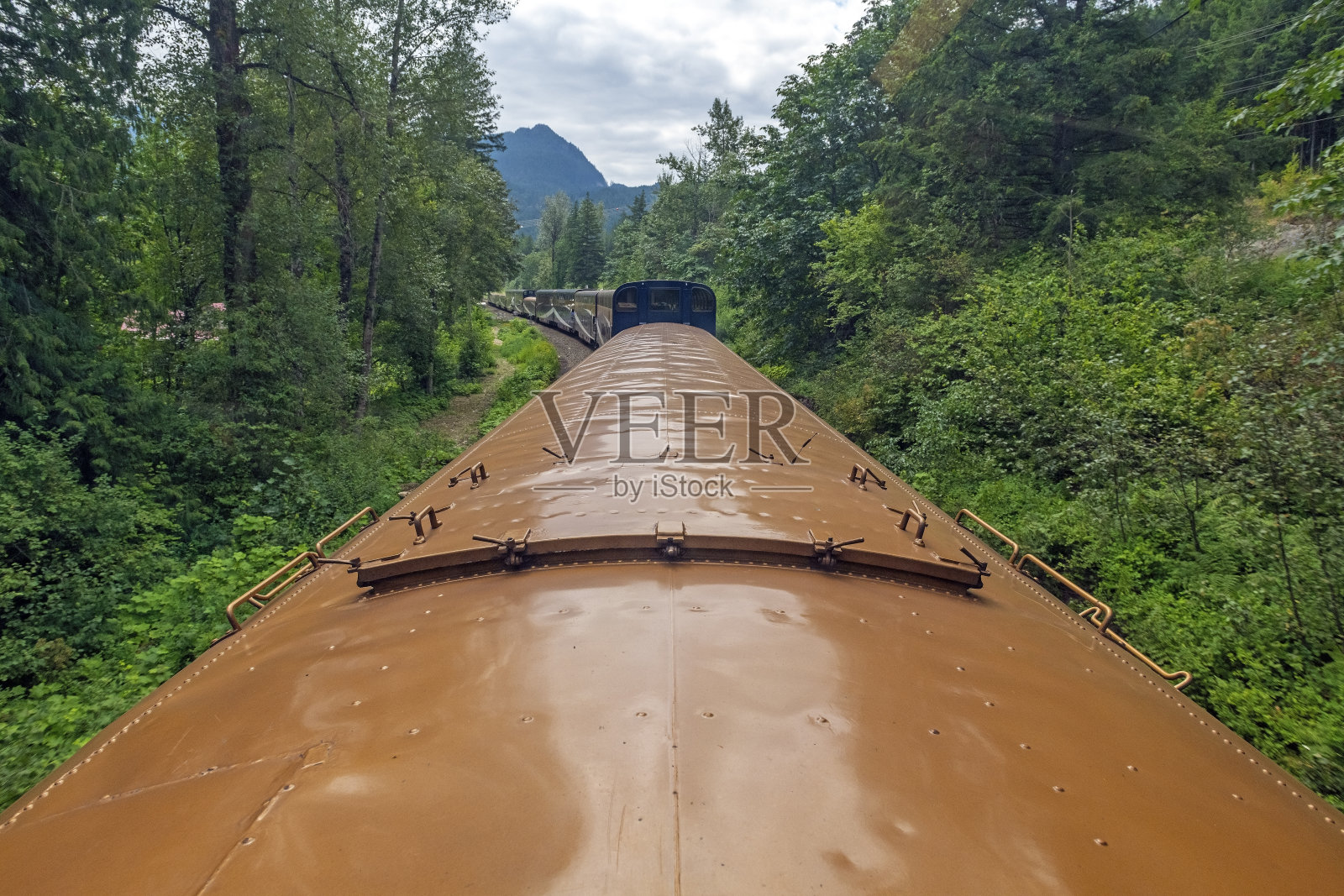 加拿大落基山登山者号列车车厢照片摄影图片