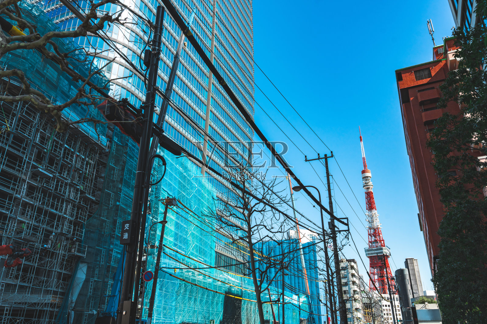 东京的高层建筑照片摄影图片