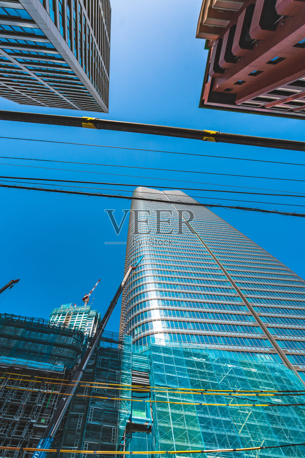 东京的高层建筑照片摄影图片