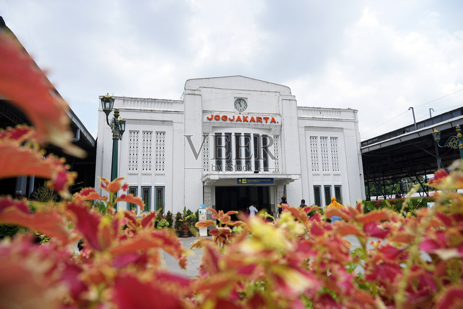 日惹历史悠久的土古火车站照片摄影图片