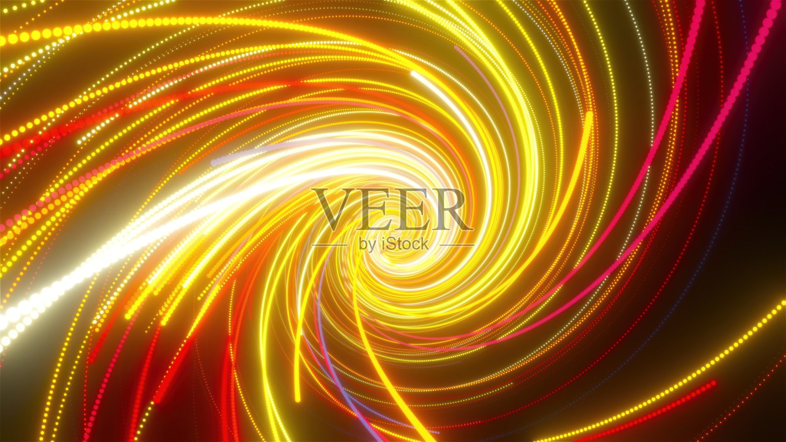 螺旋亮霓虹线照片摄影图片