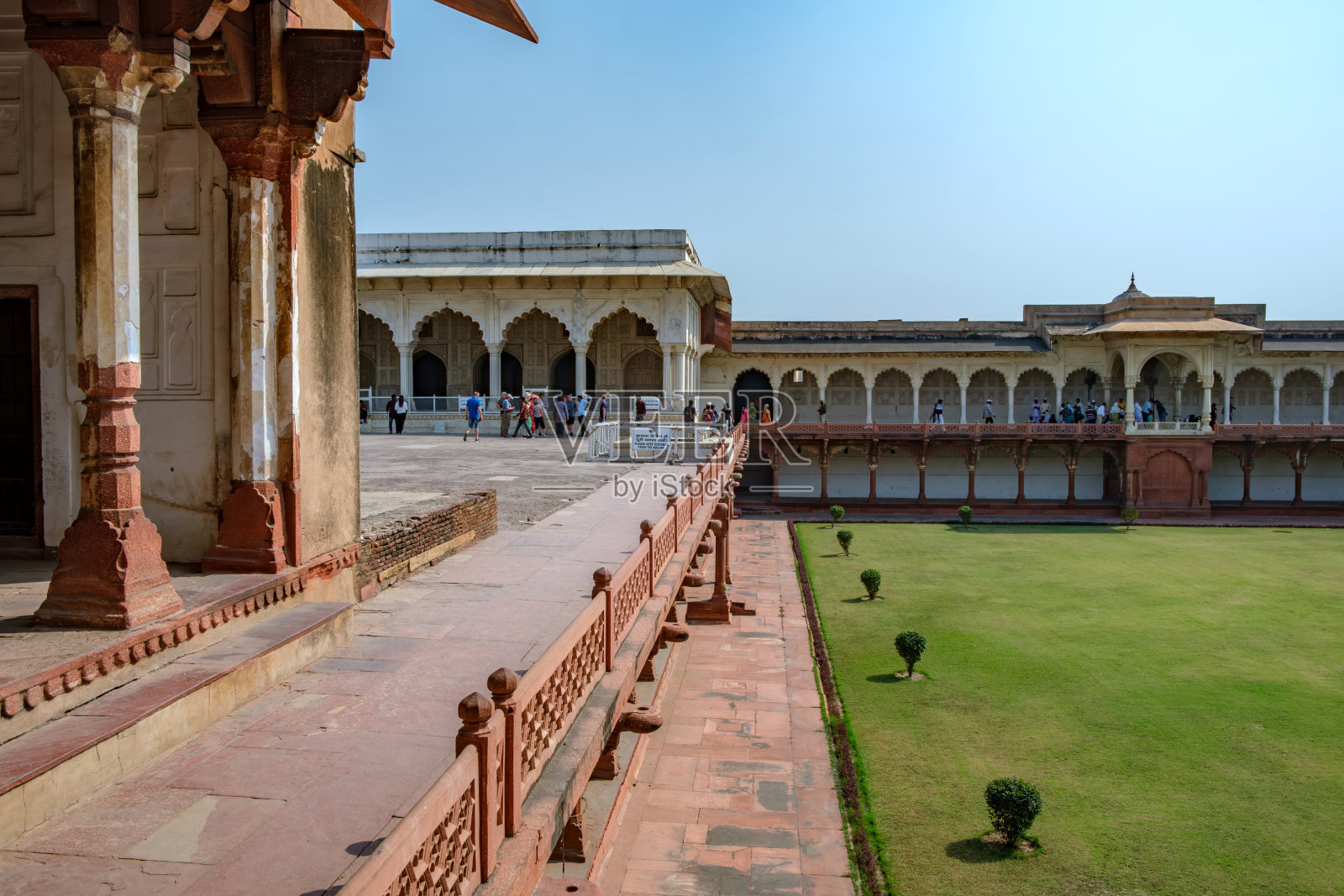 莫卧儿建筑印度阿格拉堡照片摄影图片