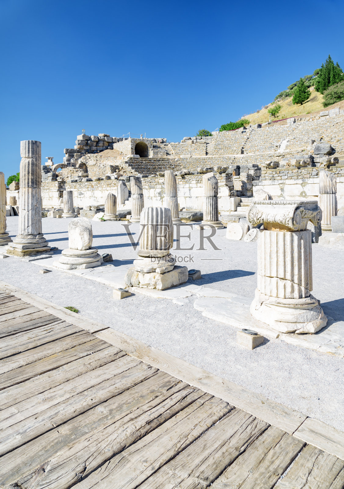 土耳其以弗所(Efes)的令人敬畏的景色照片摄影图片