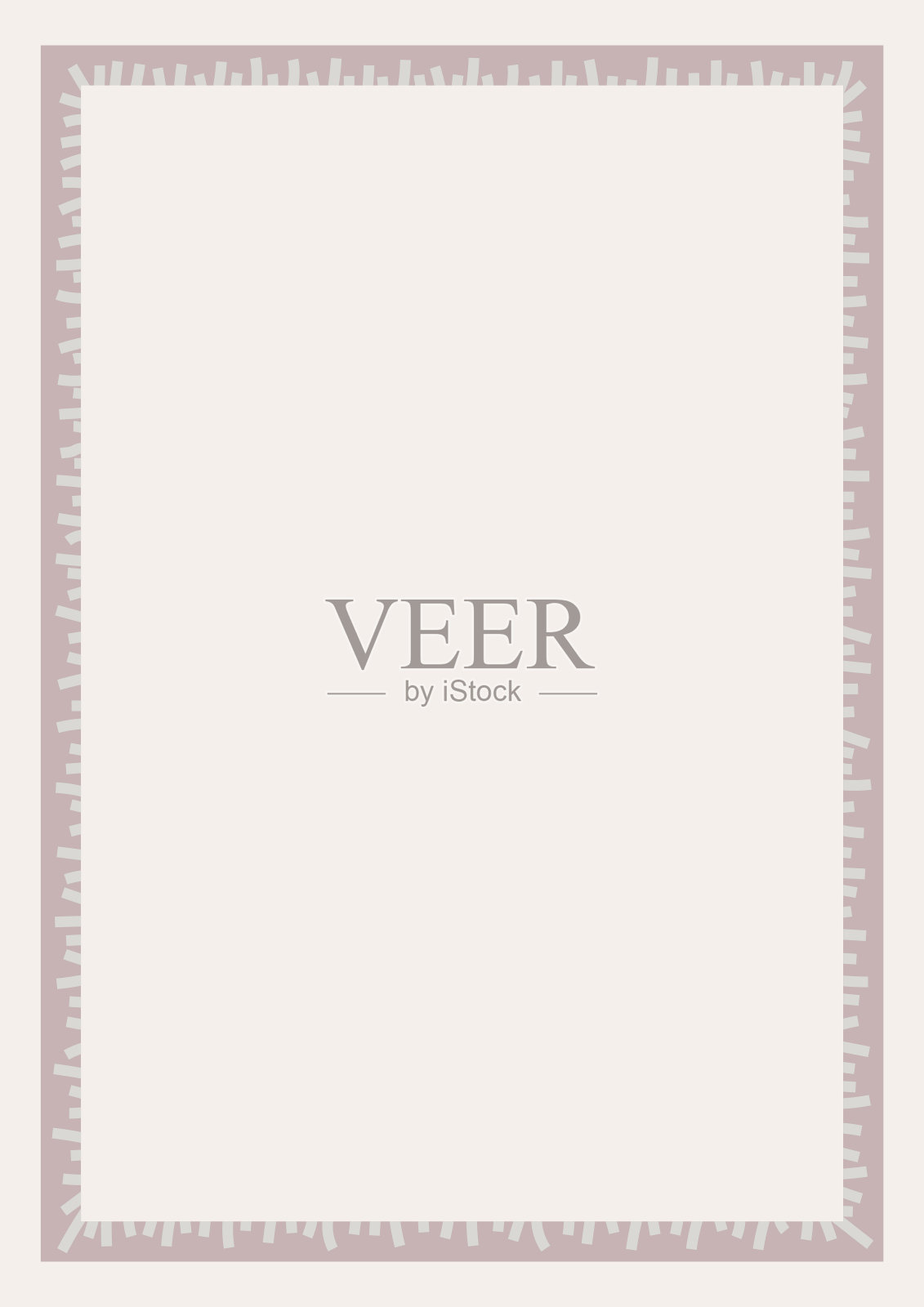 装饰框。A4纸张比例。插画图片素材