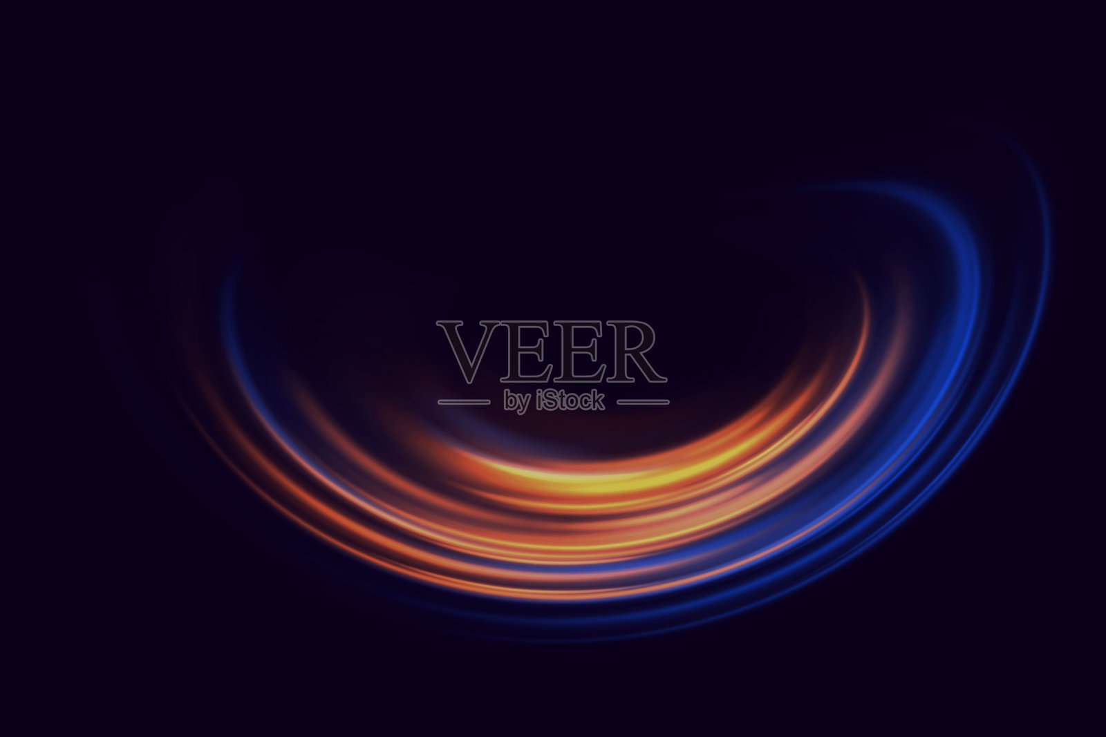 速度线特效。快速移动的光闪耀的魔力。插画图片素材