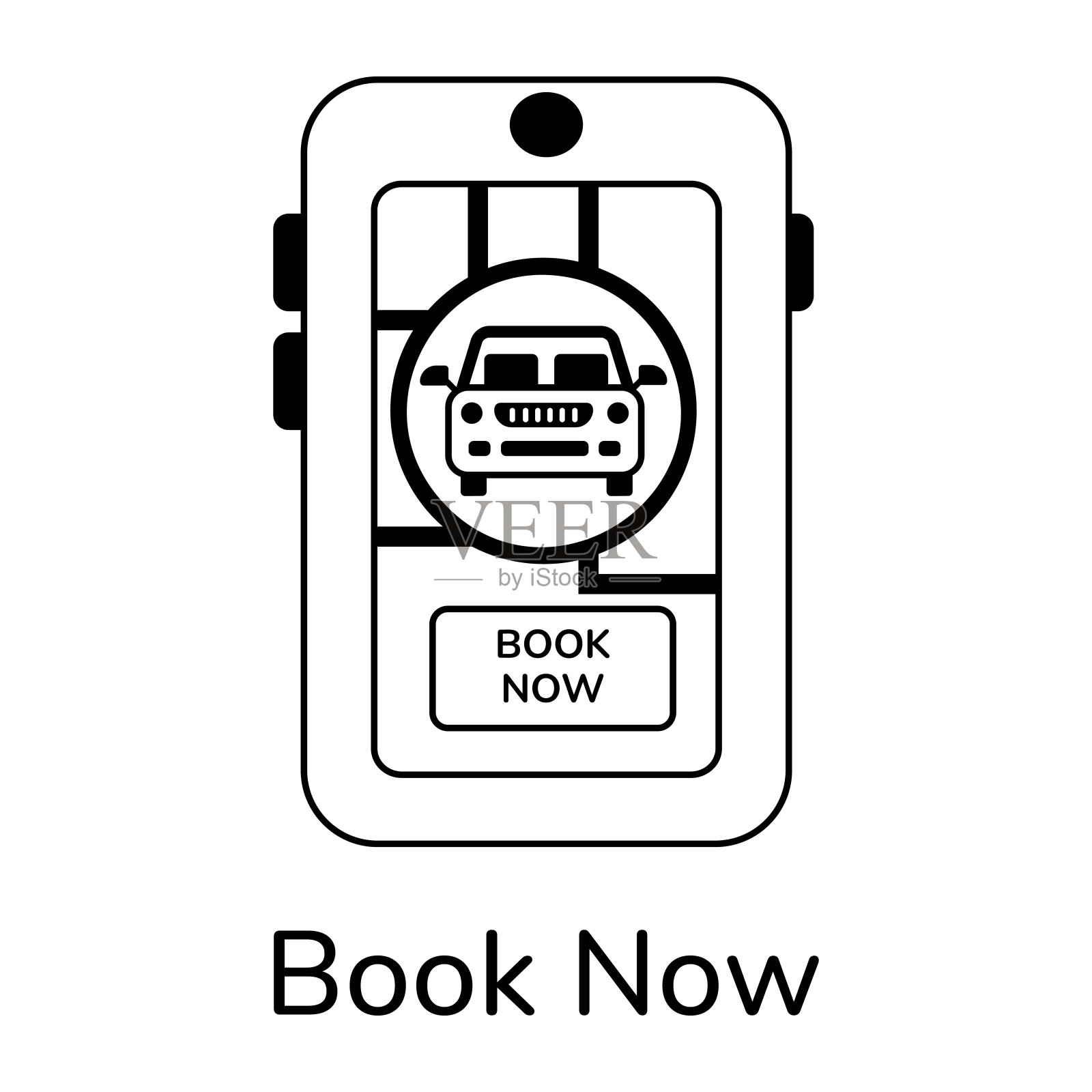 书现在插画图片素材