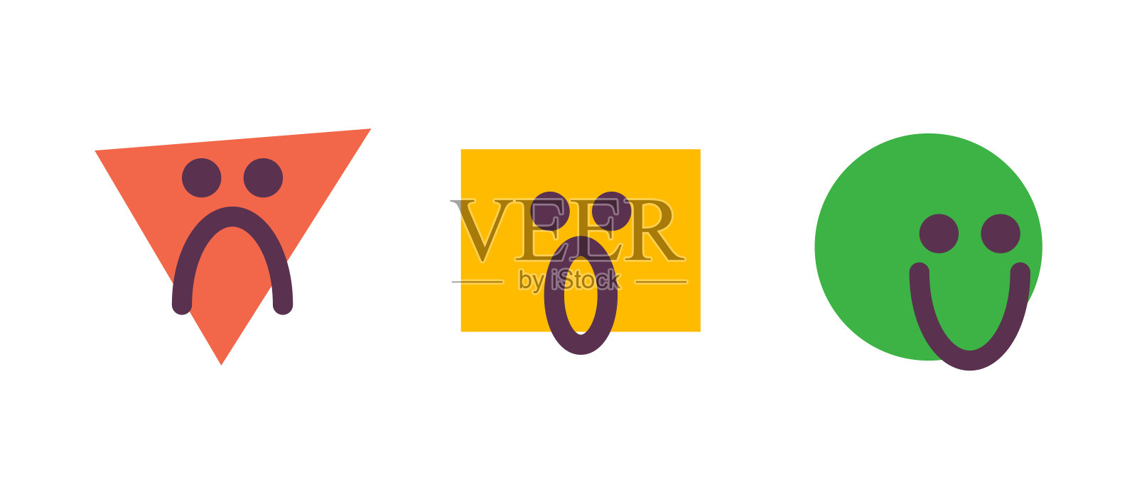 表情符号客户反馈和心理健康插画图片素材