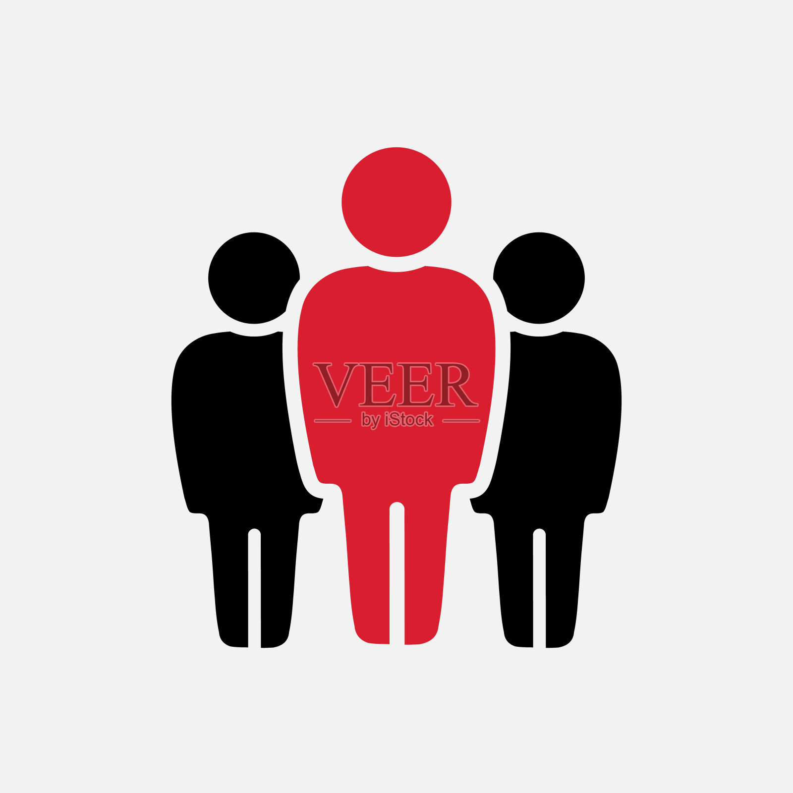 象征，人的象征。图标信息图表网站设计，标志，应用程序，用户界面。矢量图插画图片素材