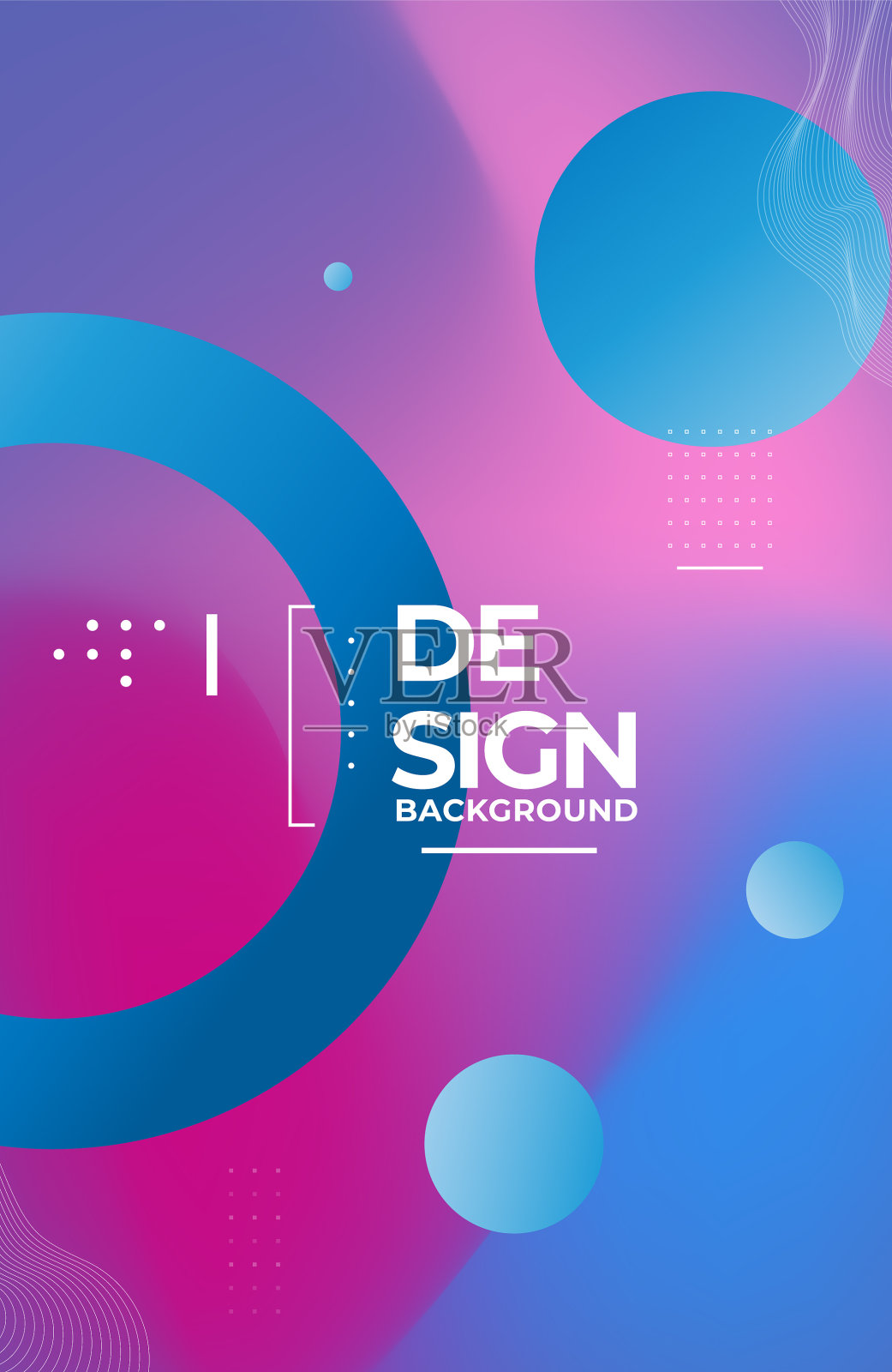 渐变抽象风格的背景设计。插画图片素材