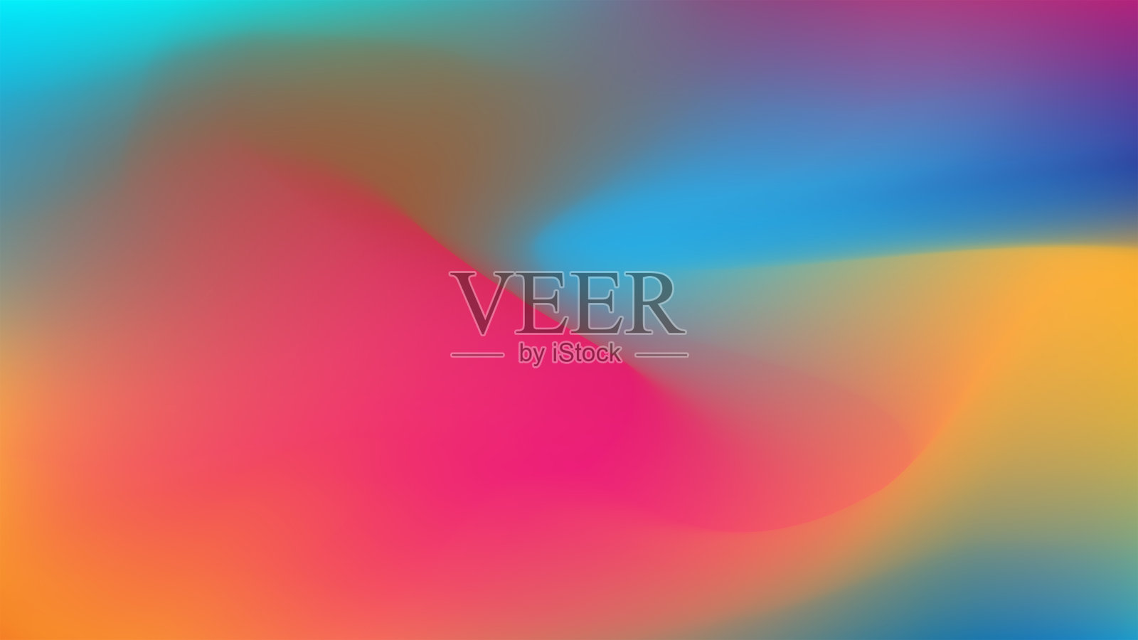 摘要波梯度颜色矢量图像插画图片素材