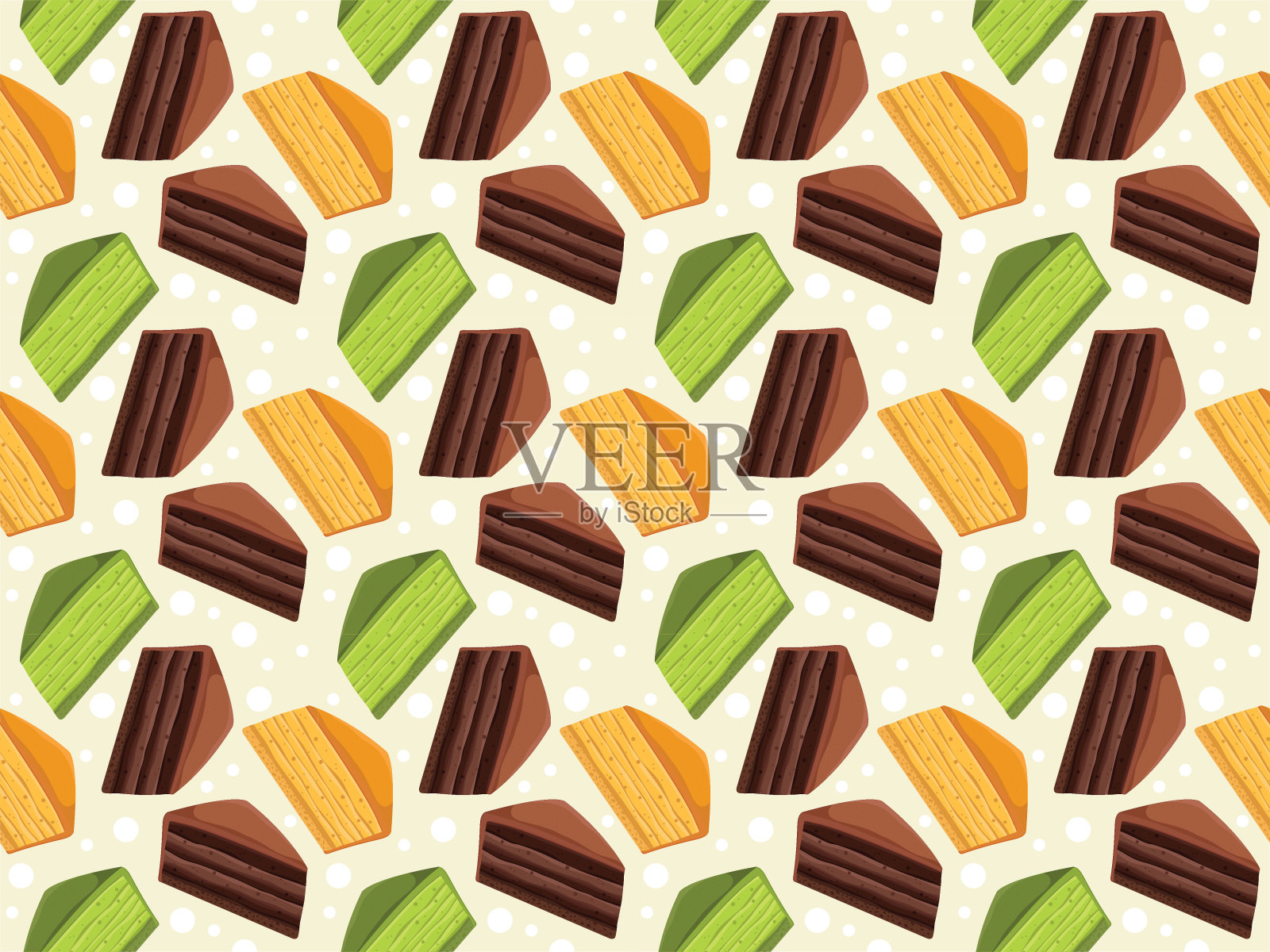 蛋糕矢量卡通插图食物菜单元素事件生日婚礼情人节收集事件插画图片素材