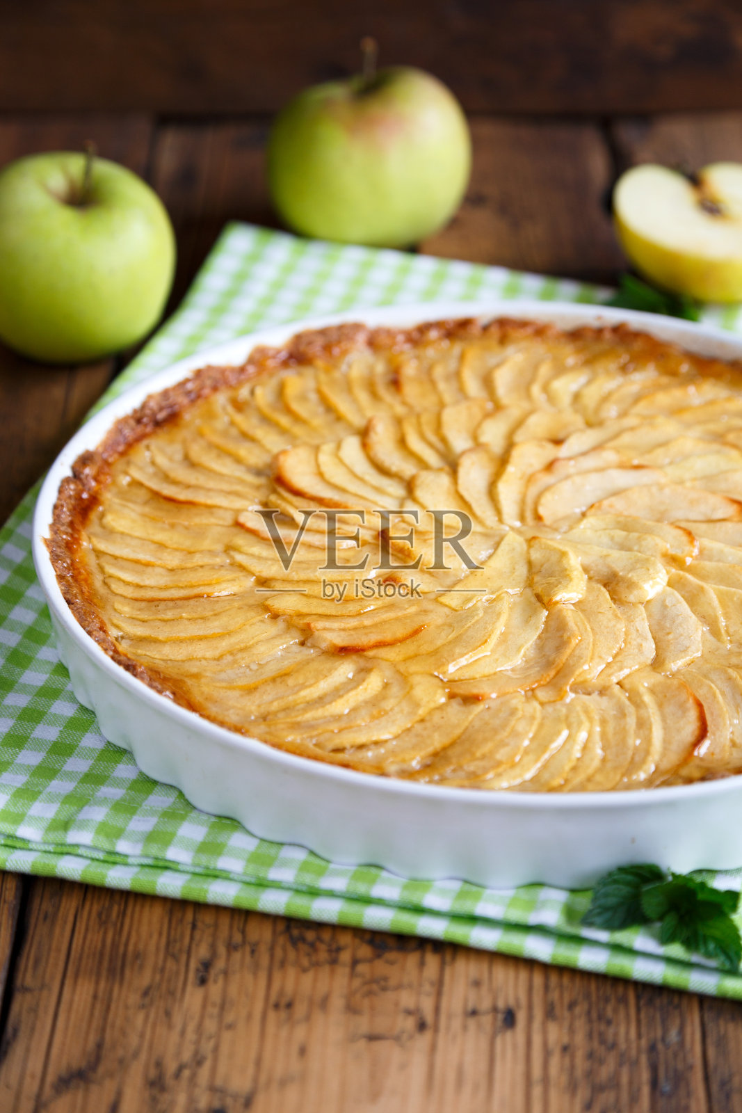 苹果馅饼照片摄影图片