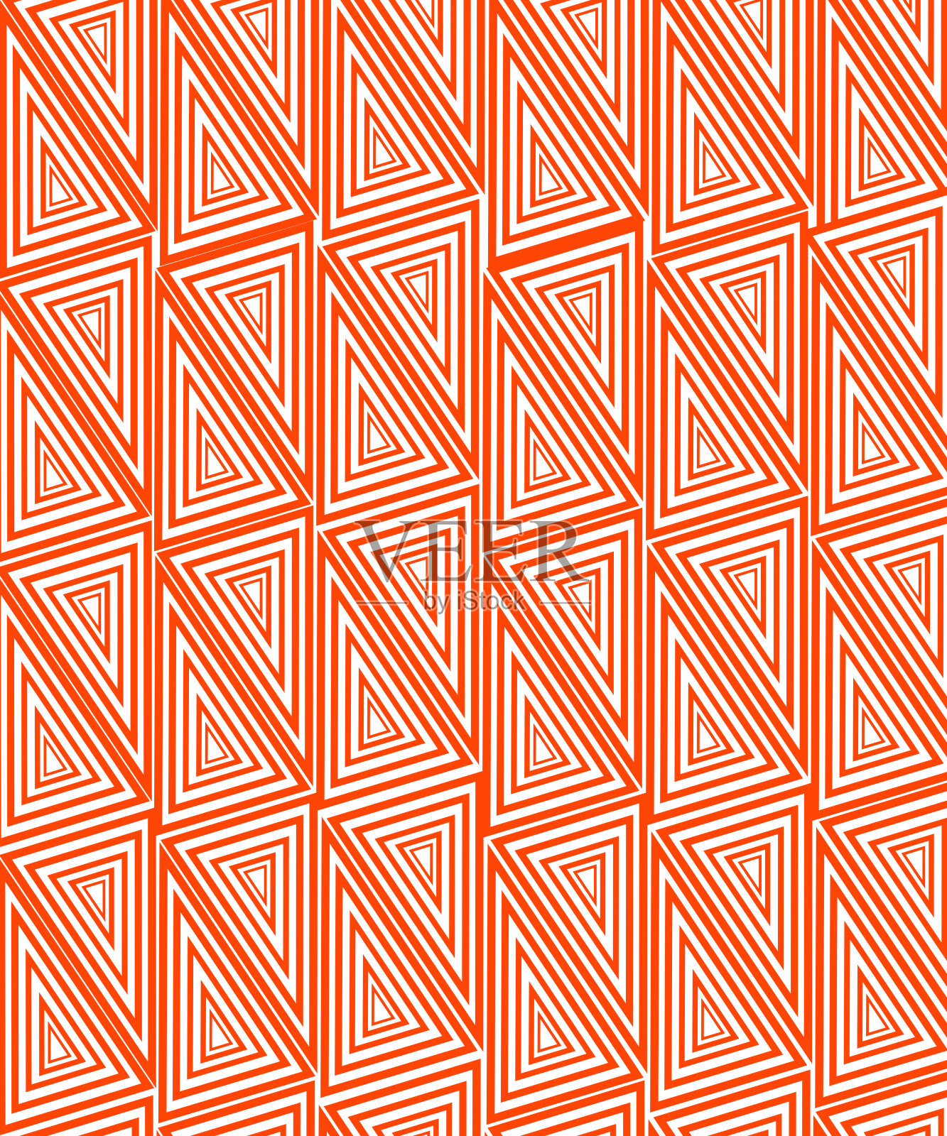 无缝手绘抽象几何多边形条纹部落拼接图案。动态大胆的钻石晶洞三角形马赛克背景纹理在中性暖米色和棕色大地色调调色板插画图片素材