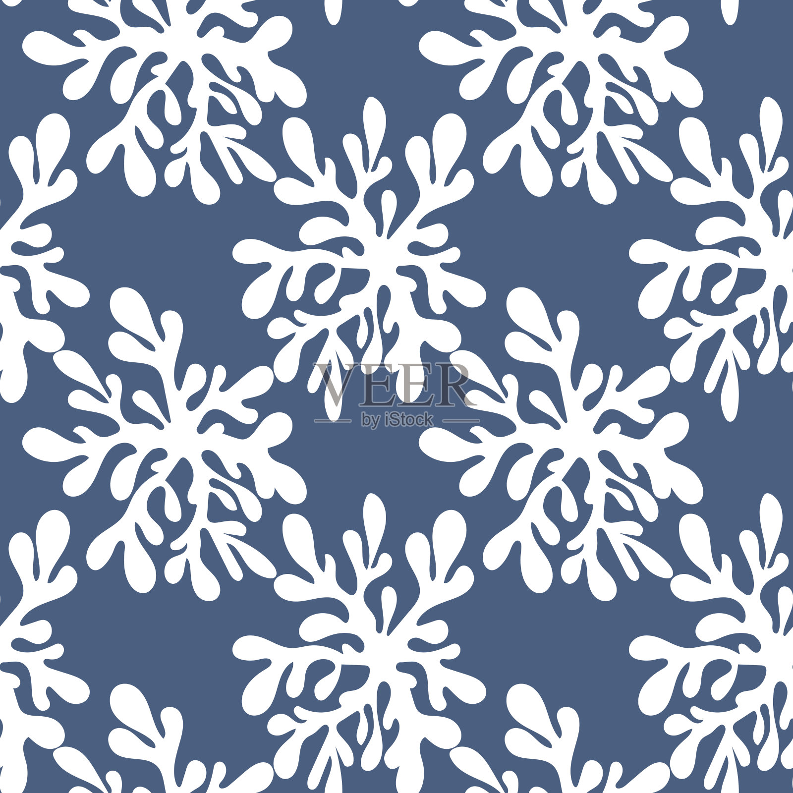 基于传统民间艺术装饰的无缝花卉图案。彩色背景上的彩色花朵。北欧风格。瑞典北欧风格。矢量插图。简单简约的图案插画图片素材